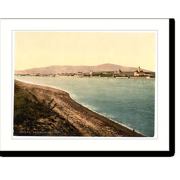 Historic Print, Waitzen on the Donau (i.e. Danube )River Tyrol Austro-Hungary, 16" x 20"