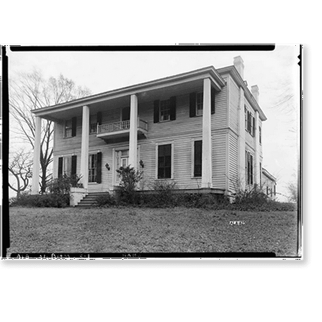 Historic Print, Walker House, 300 Center Street, Birmingham, Jefferson