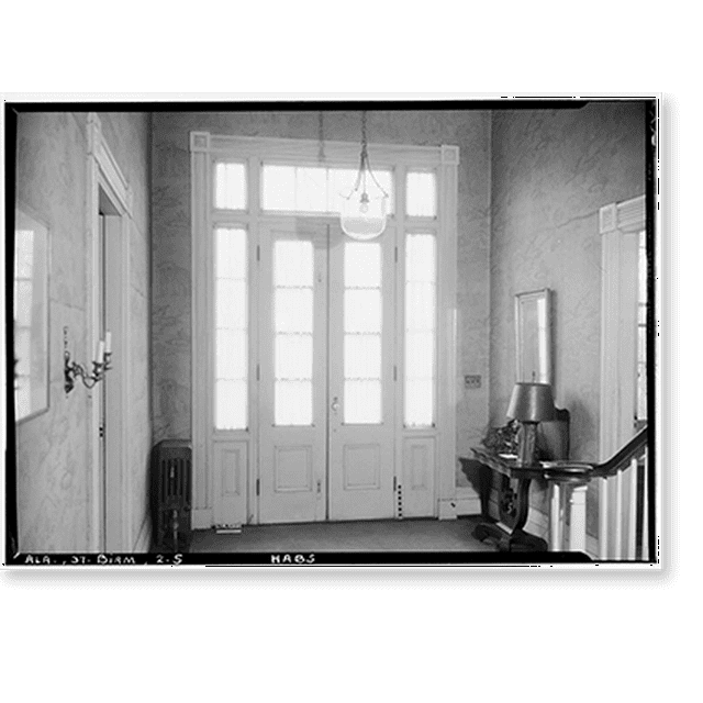 Historic Print, Walker House, 300 Center Street, Birmingham, Jefferson