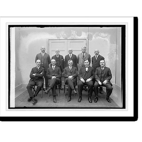 Historic Print, Wallace & Dept. Heads, 11/5/23, 16" x 20"