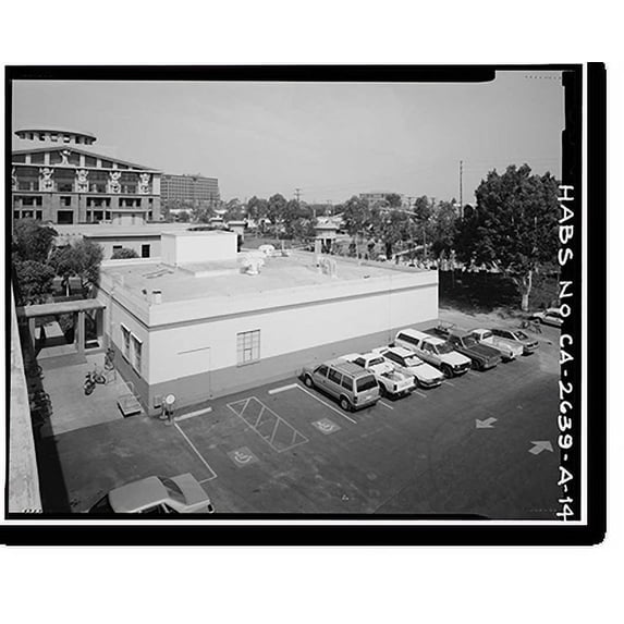 Historic Print, Walt Disney Studios, Process Laboratory, Corner of Buena Vista Street & Alameda Avenue, Burbank, Los Angeles County, CA - 14, 16" x 20"