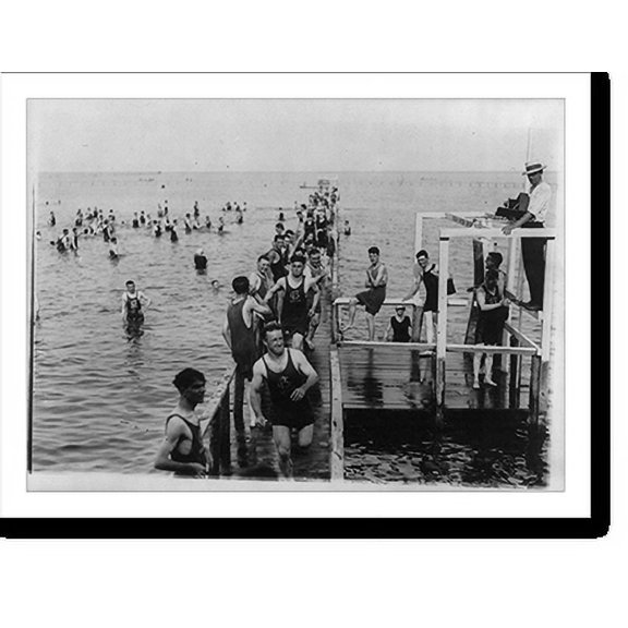 Historic Print, Walter Reed outing, Chesapeake Beach, 18" x 24"