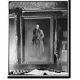 Historic Print, War Dept. painting of Gen. Pershing, 16" x 20