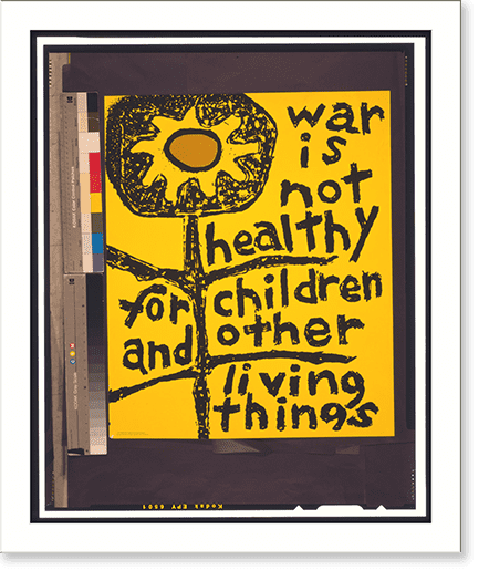 Historic Print, War is not healthy for children and other living