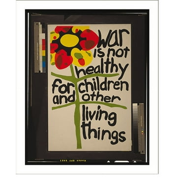 Historic Print, War is not healthy for children and other living things - 3, 16" x 20"