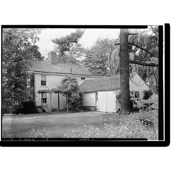 Historic Print, Ward-Heitmann House, 277 Elm Street, West Haven, New Haven County, CT - 3, 16" x 20"