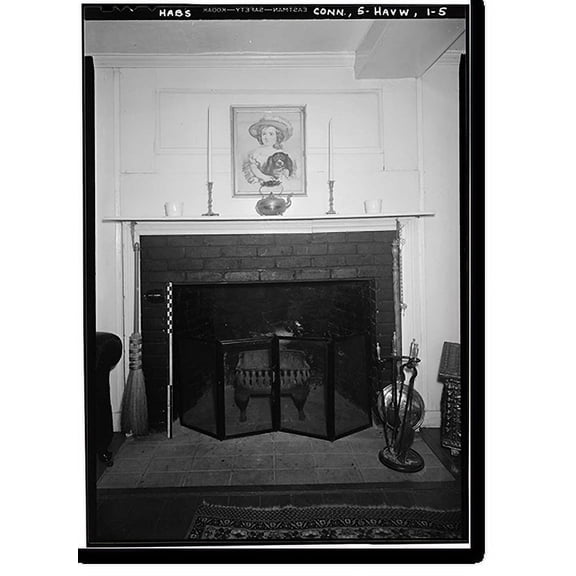 Historic Print, Ward-Heitmann House, 277 Elm Street, West Haven, New Haven County, CT - 5, 16" x 20"