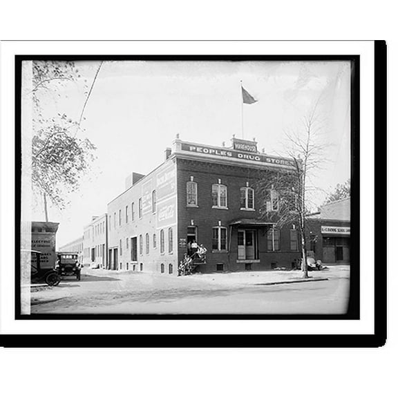 Historic Print, Warehouse, Peoples Drug Store, 16" x 20"