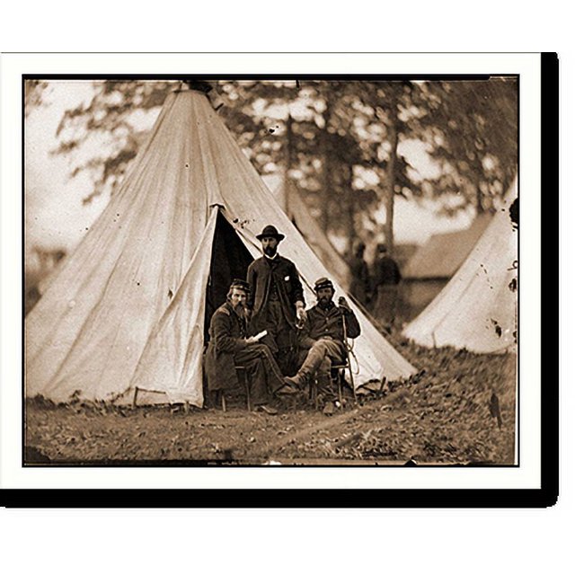 Historic Print, Warrenton Va. Maj. Charles J. Whiting Capt. James E