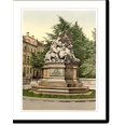 Historic Print, Warriors Monument 187071 Hamburg Germany, 16" x 20