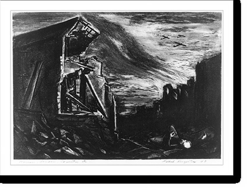 Historic Print, Warsaw, London, Coventry, 16" x 20"