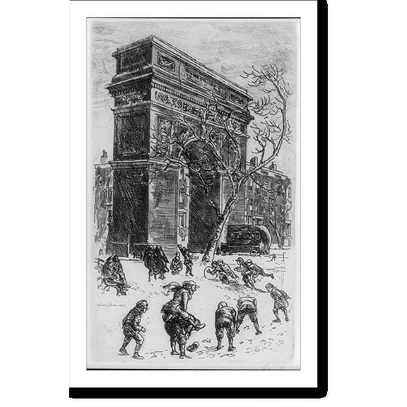 Historic Print, Washington Arch, 18" x 24"