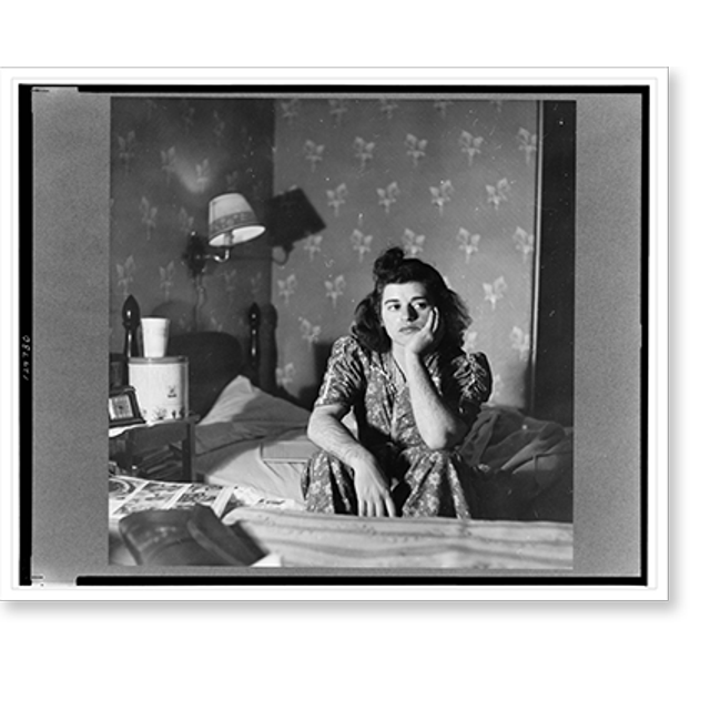 Historic Print, Washington, D.C. Pearl Ginsburg refused to have her