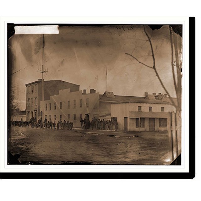 Historic Print, Washington District of Columbia. Government mess house