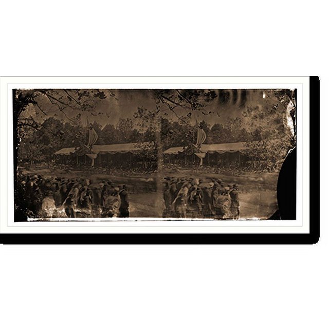 Historic Print, Washington District of Columbia. Grand review of the