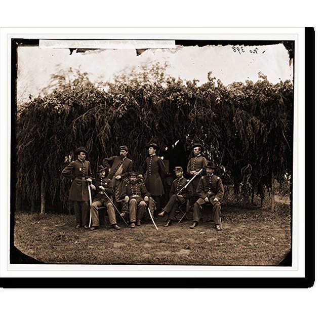 Historic Print, Washington District of Columbia (vicinity). Officers of