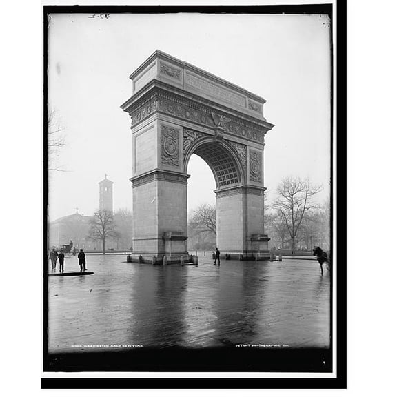 Historic Print, Washington [Memorial] Arch, New York, 16" x 20"