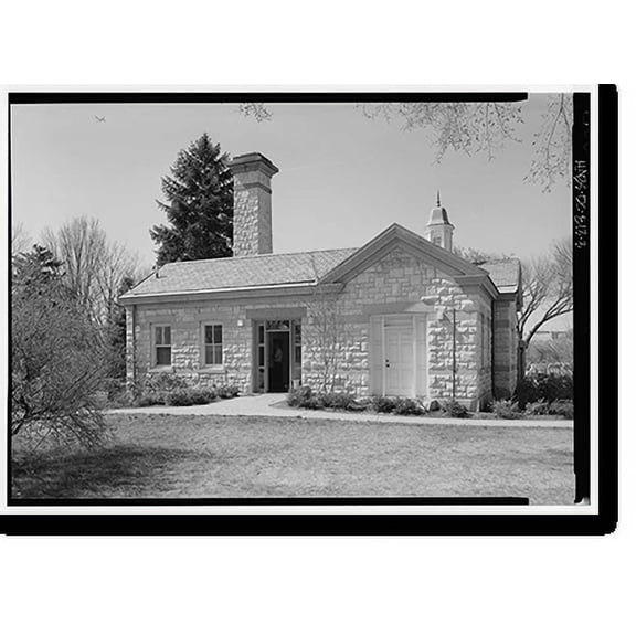 Historic Print, Washington Monument Boiler House, Independence Avenue between Fifteenth & Seventeent, Washington, District of Columbia, DC - 3, 18" x 24"