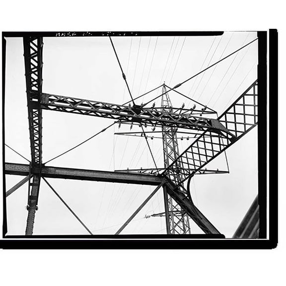 Historic Print, Water Street Bridge, US Route 1 spanning Metro-North Commuter Railroad, New Haven, New Haven County, CT - 6, 18" x 24"