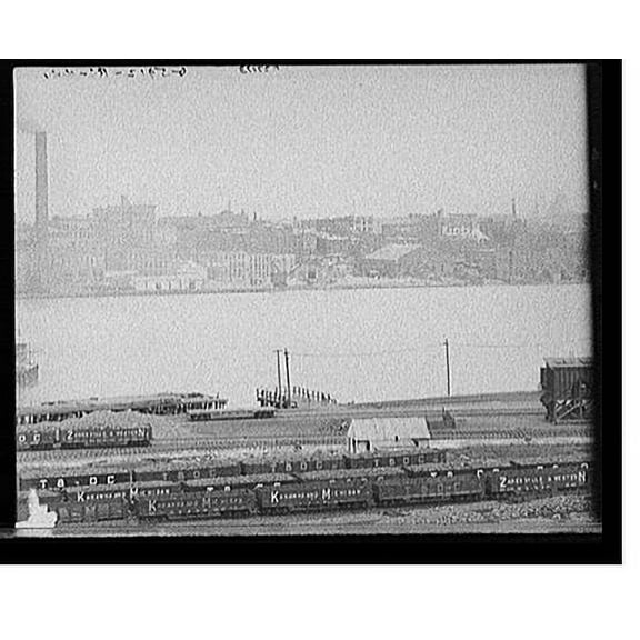 Historic Print, [Water front, Toledo, Ohio] - 3, 18" x 24"