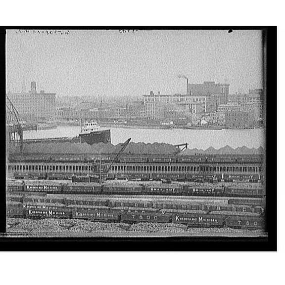 Historic Print, [Water front, Toledo, Ohio] - 4, 18" x 24"