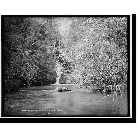 Historic Print, Waterfalls at Temasopa [sic], 18" x 24"