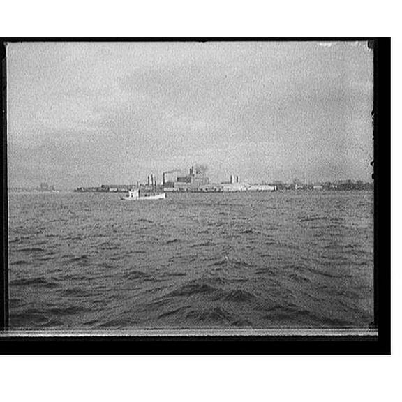 Historic Print, [Waterfront, Berkeley section, Norfolk, Va.], 18" x 24"