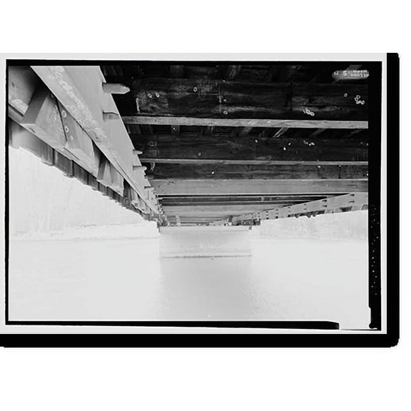 Historic Print, Watson Mill Bridge, Spanning South Fork Broad River, Watson Mill Road, Comer vicinity, Madison County, GA - 10, 16" x 20"
