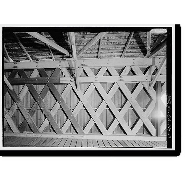 Historic Print, Watson Mill Bridge, Spanning South Fork Broad River