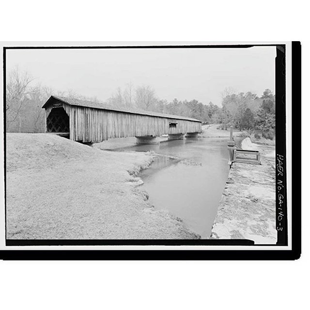 Historic Print, Watson Mill Bridge, Spanning South Fork Broad River