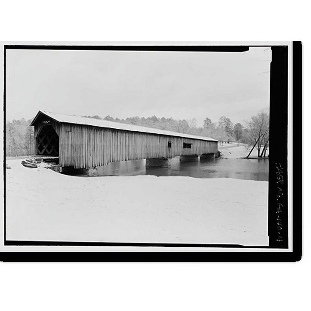 Historic Print, Watson Mill Bridge, Spanning South Fork Broad River