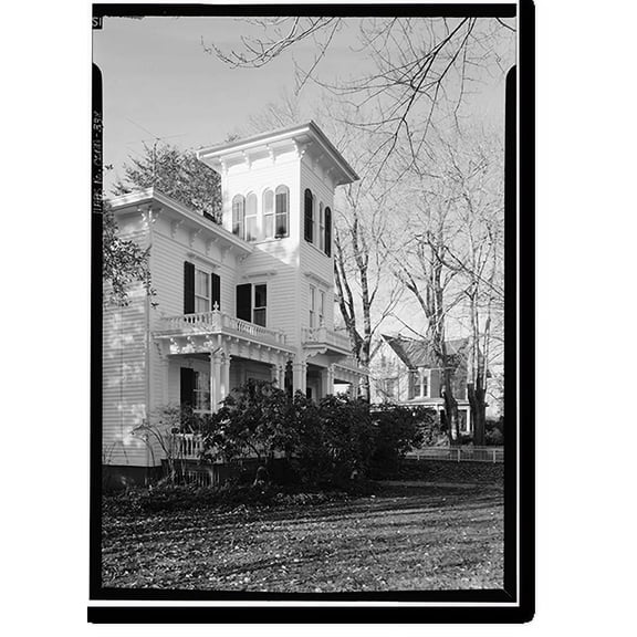 Historic Print, Waugh House, 249 Old South Road, Southport, Fairfield County, CT - 3, 16" x 20"