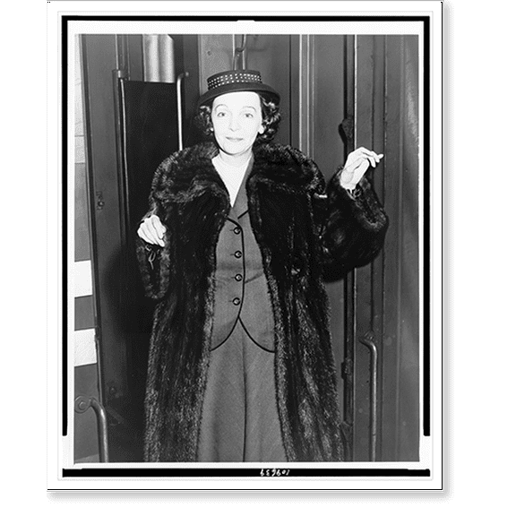 Historic Print, Wavey hands mean hello from ZaSu Pitts.Tom Fizdale, Inc., New York City., 18" x 24"