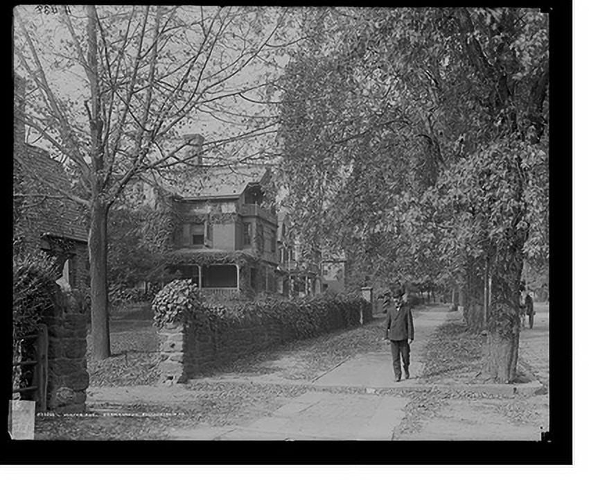 Historic Print, Wayne Ave., Germantown, Philadelphia, Pa., 16" x 20