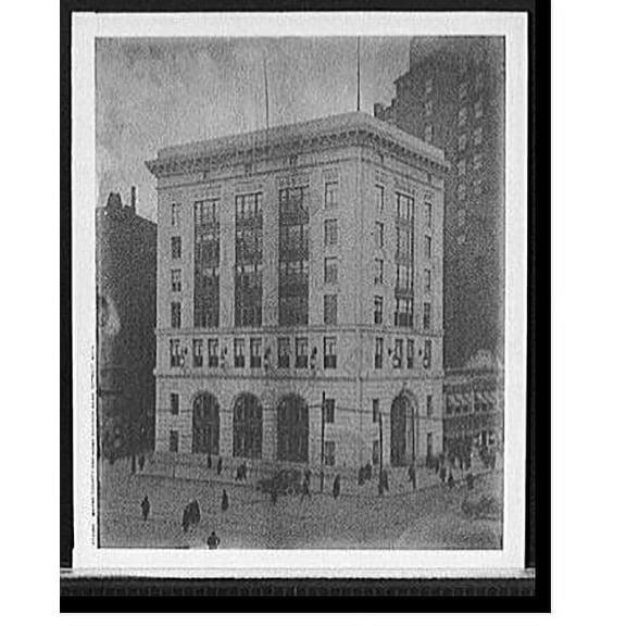 Historic Print, Wayne County and Home Savings Bank, Detroit, Mich., 16" x 20"