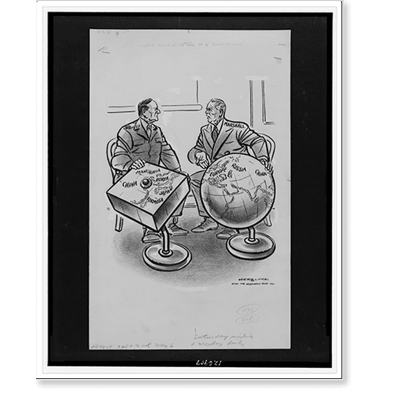 Historic Print, We've been using more of a roundish one".Herblock.", 16" x 20"