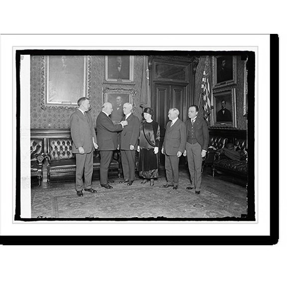 Historic Print, Weeks decorating Senator Means, 2/18/25, 18" x 24"