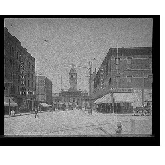 Historic Print, Welcome arch and Union Depot, Denver, Colo., 18" x 24"