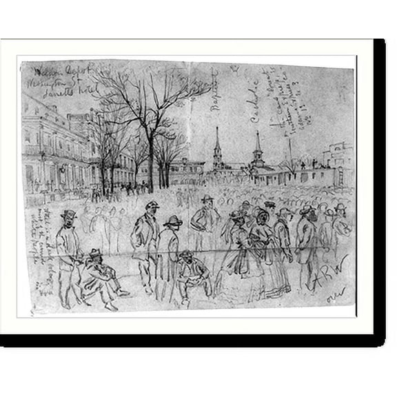 Historic Print, Weldon Depot Washington St., 16" x 20"