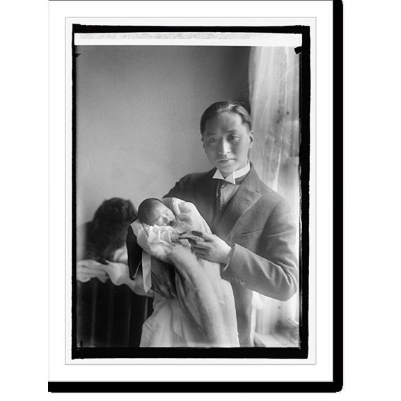 Historic Print, Wellington Koo & baby, 2/9/22, 18" x 24"