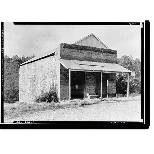 Historic Print, Wells Fargo Express Office Building, North Highway 20