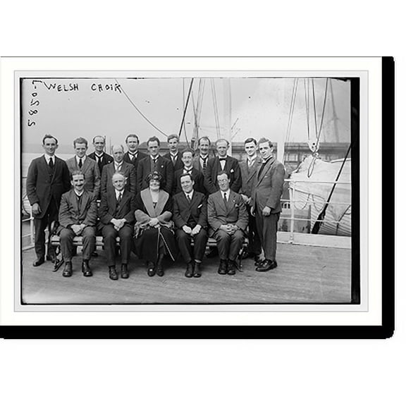 Historic Print, Welsch Choir, 18" x 24"