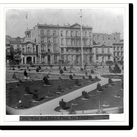 Historic Print, West End Hotel, Plaza, San Francisco, 16" x 20"