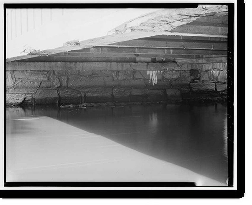 Historic Print, West Main Street Bridge, Spanning Wepawaug River