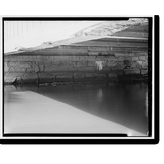 Historic Print, West Main Street Bridge, Spanning Wepawaug River