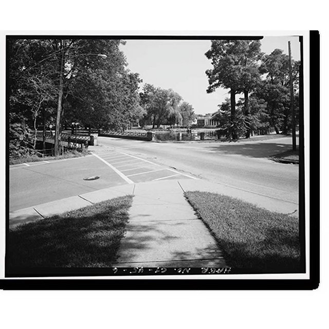 Historic Print, West Main Street Bridge, Spanning Wepawaug River