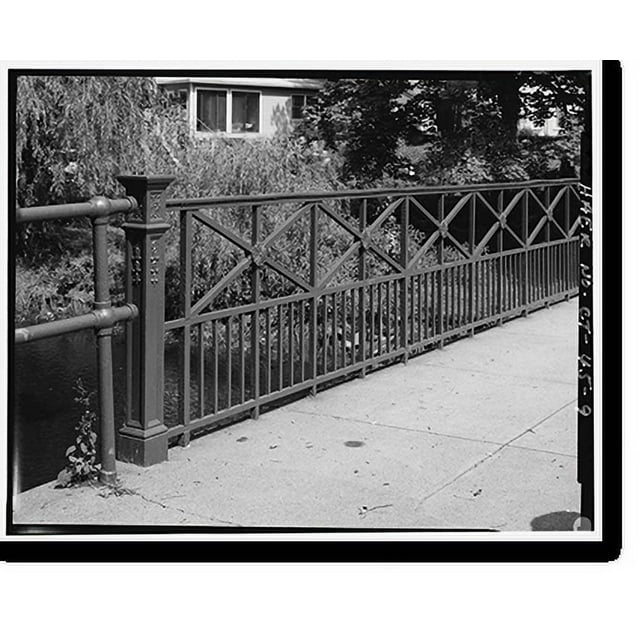 Historic Print, West Main Street Bridge, Spanning Wepawaug River
