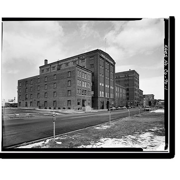 Historic Print, West Wazee Street Warehouse District, 1100-1300 blocks of Wazee Street, Denver, Denver County, CO, 16" x 20"