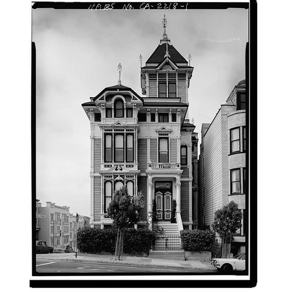 Historic Print, Westerfeld House, 1198 Fulton Street, San Francisco, San Francisco County, CA, 18" x 24"