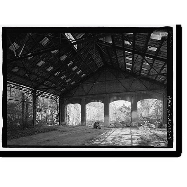 Historic Print, Western Railway of Alabama Montgomery Rail Shops, 701